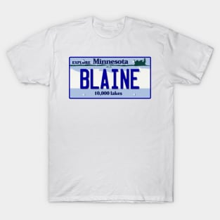 Blaine MN License Plate T-Shirt